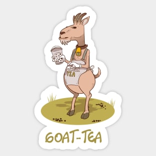 Goat-tea Sticker